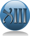 Logo XIII bleu
